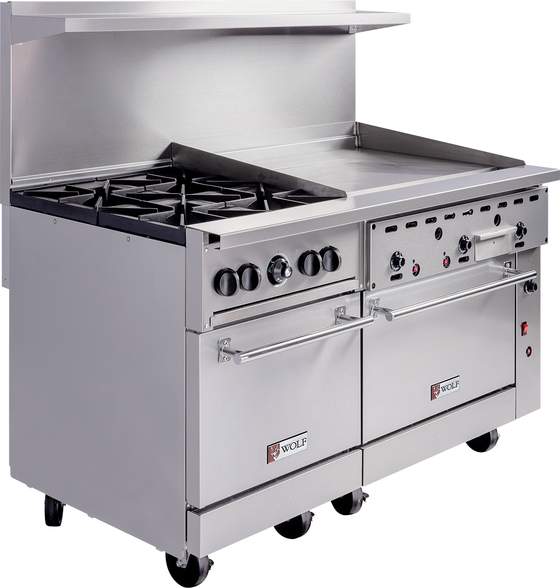 wolf 10 burner 2 oven range